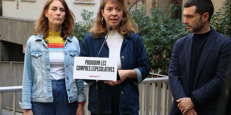 Els Comuns condicionen els pressupostos de Barcelona a la prohibició de la compra especulativa d'habitatge