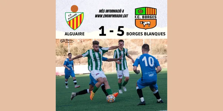 Derrota de l'Alguaire contra un dels favorits de la categoria