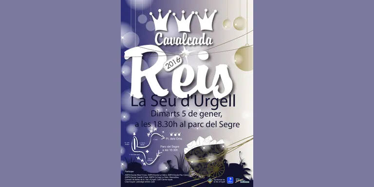 La Seu dóna la benvinguda als Reis d'Orient des del Parc del Segre