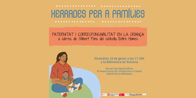 El 6 organitza una xerrada sobre "Paternitat i coresponsabilitat en la criança"