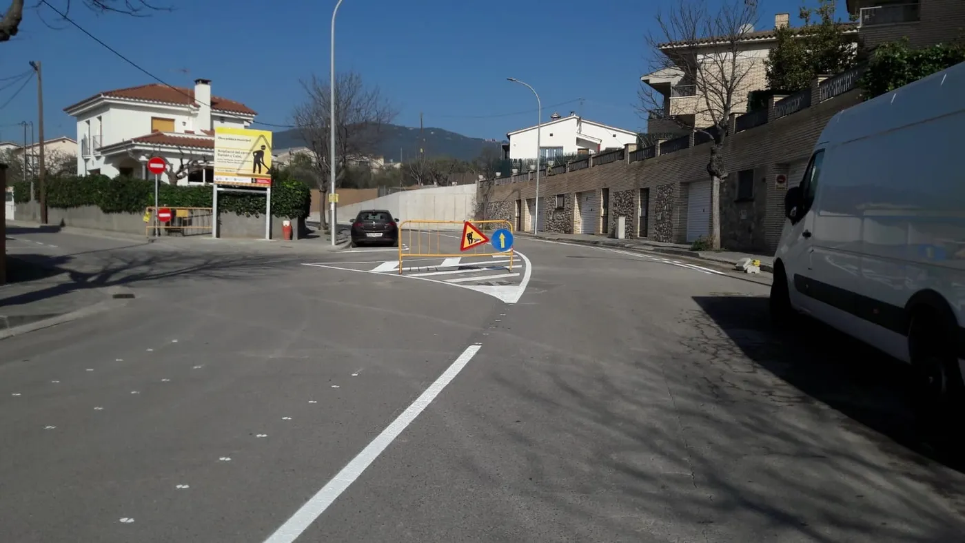 Es reobre la circulació al carrer de Ramon y Cajal
