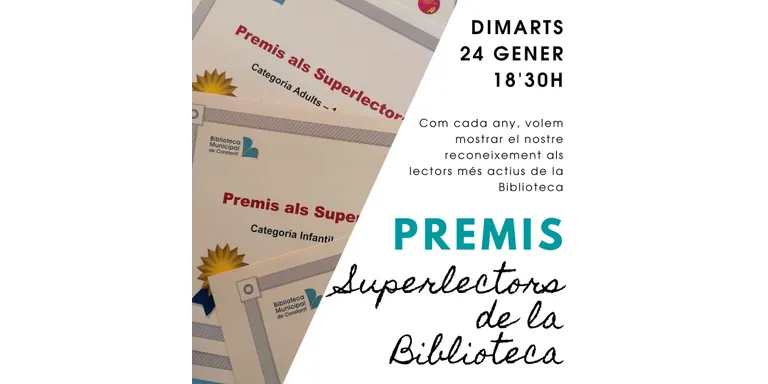 La Biblioteca Municipal de Constantí entregarà avui els Premis als Superlectors