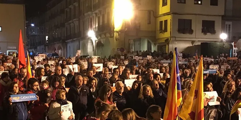 Clam a la Seu per exigir l'alliberament dels consellers empresonats per l'Audiència espanyola