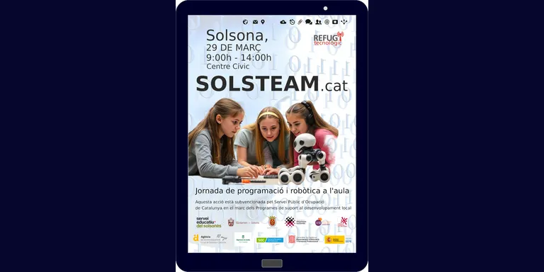 Obertes les inscripcions a la SOLSTEAM25, la vuitena jornada sobre programació i robòtica educativa