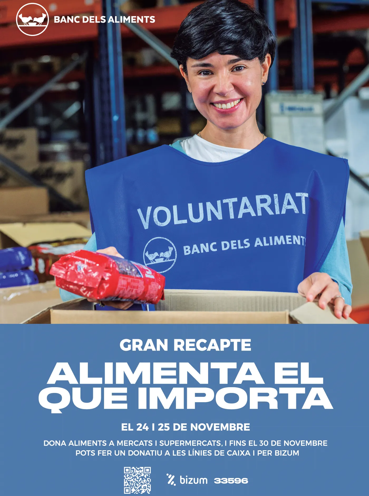 Avui divendres s’ha donat el tret de sortida a l’edició d’enguany del Gran recapte d’aliments