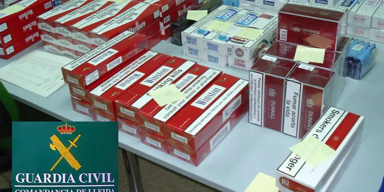 La Guàrdia Civil comissa en dues intervencions 2.908 paquets de tabac