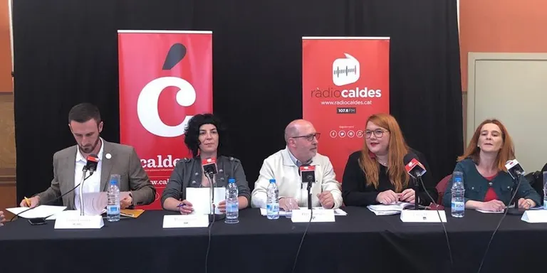 L'aparcament de El Centre-El Sindicat i la mobilitat, l'habitatge i el turisme van marcar els punts destacats del debat electoral calderí celebrat divendres a la Sala Noble de Can Rius