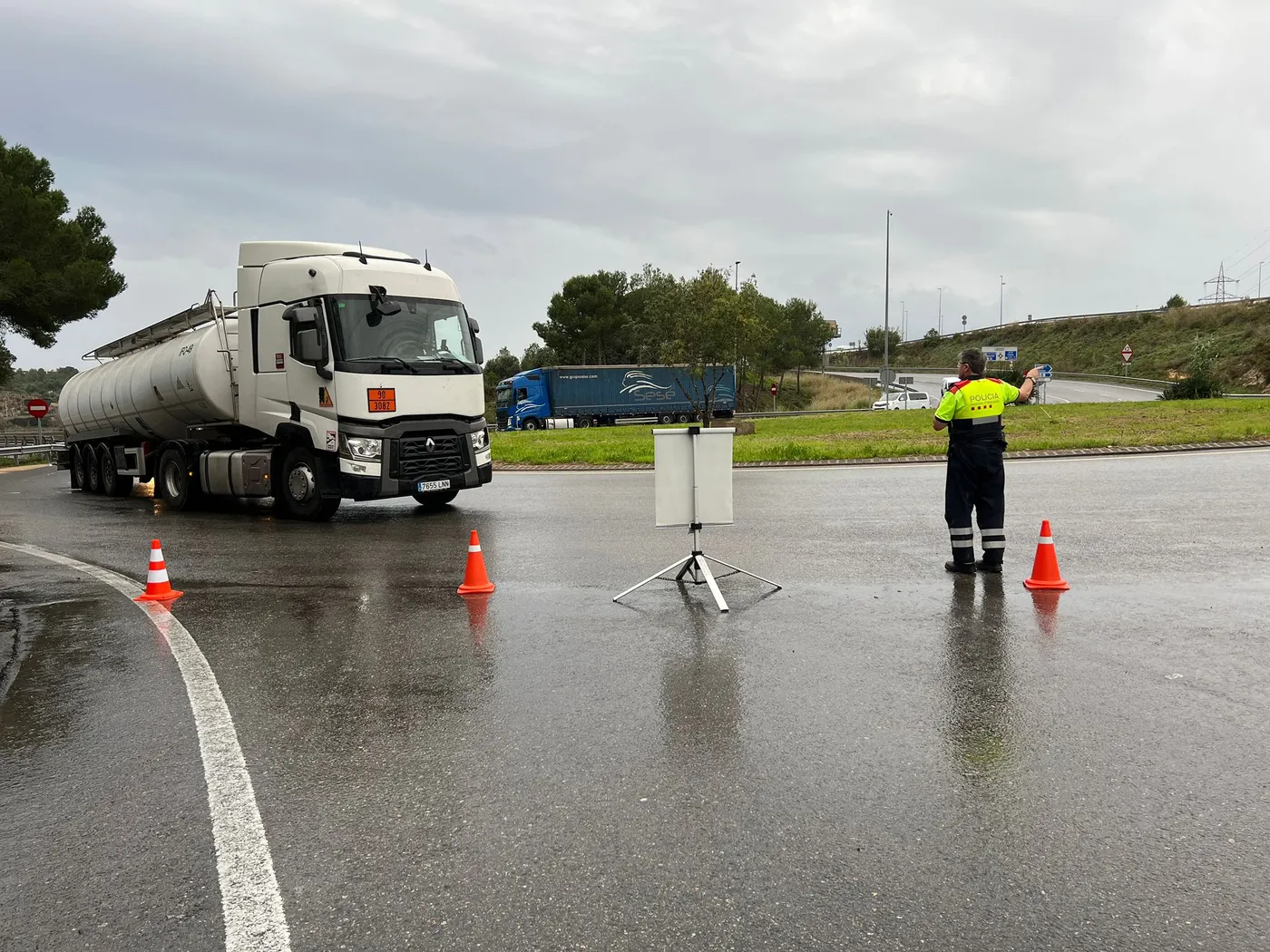 El temporal de pluja provoca retencions de mobilitat a l’Alt Camp