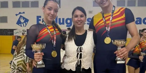 Joan Jardí i Lucia Camarillo, campions júniors en el Campionat d’Espanya de Parelles de Dansa i Artístic