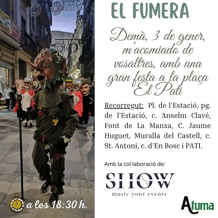 Darrera sortida del Fumera abans de la nit de Reis