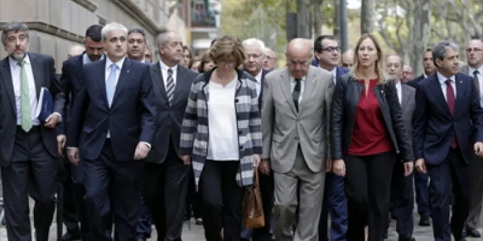 Concentració avui a l'Ajuntament en suport als imputats del 9N
