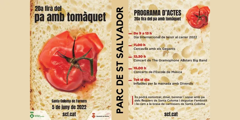 La Fira del Pa amb tomàquet torna tres anys després a Santa Coloma de Farners