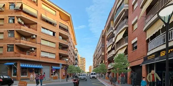 Nou retard en la finalització de les obres del carrer Lleida de Torredembarra, per la pluja