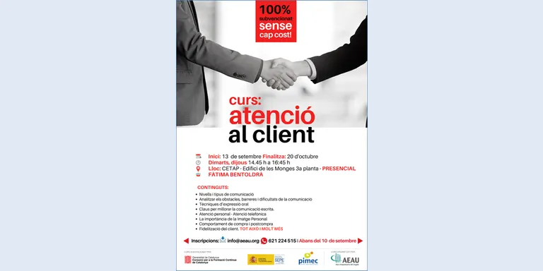 L'AEAU ofereix nous cursos professionals aquesta tardor