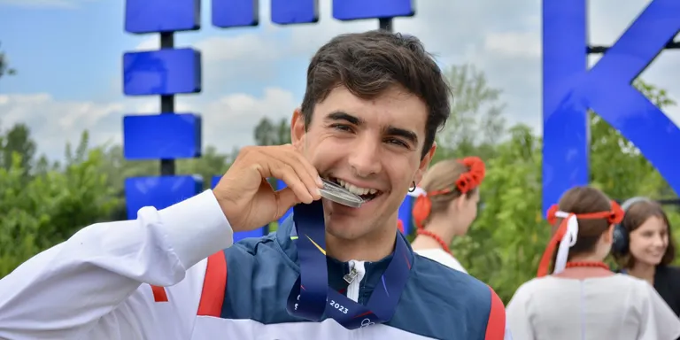 Miquel Travé, subcampió dels Jocs Europeus en C1 masculí