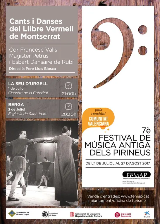 El concert 'Cants i danses del Llibre Vermell de Montserrat' inaugurarà la 7a edició del FeMAP