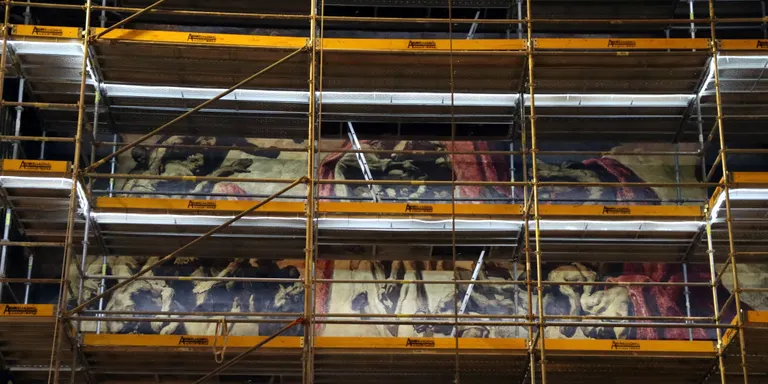 Comença la restauració de les pintures murals de Sert a la Catedral de Vic per recuperar la "vitalitat" original