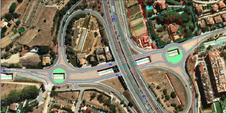 La Generalitat treu a licitació el projete per crear dues rotondes per millorar el nus de l'autopista