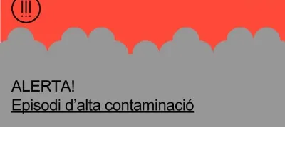 La Generalitat declara un nou episodi d'alta contaminació per partícules a tot Catalunya