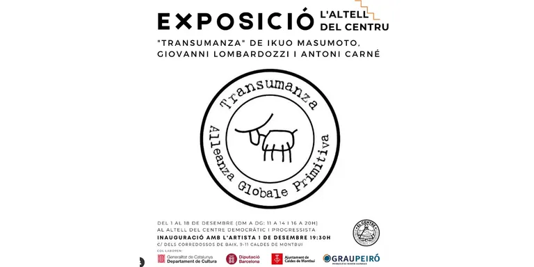 El calderí Toni Carné, entre els artistes participants a «Transumanza», la nova exposició de l’altell de l’ateneu el Centre