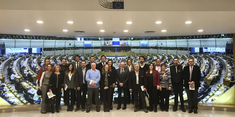 El Consell d’Alcaldes de l’Alt Urgell visita el Parlament Europeu