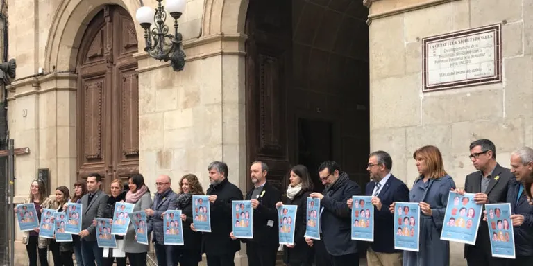 Mobilització a Valls en el Dia Internacional de la Dona