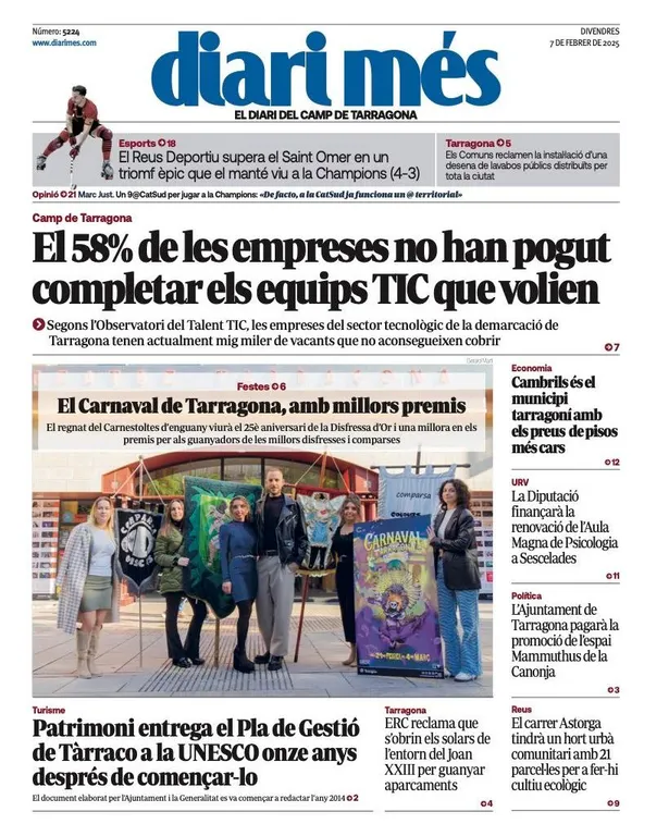 Cop d'ull als diaris d'aquest divendres 7 de febrer