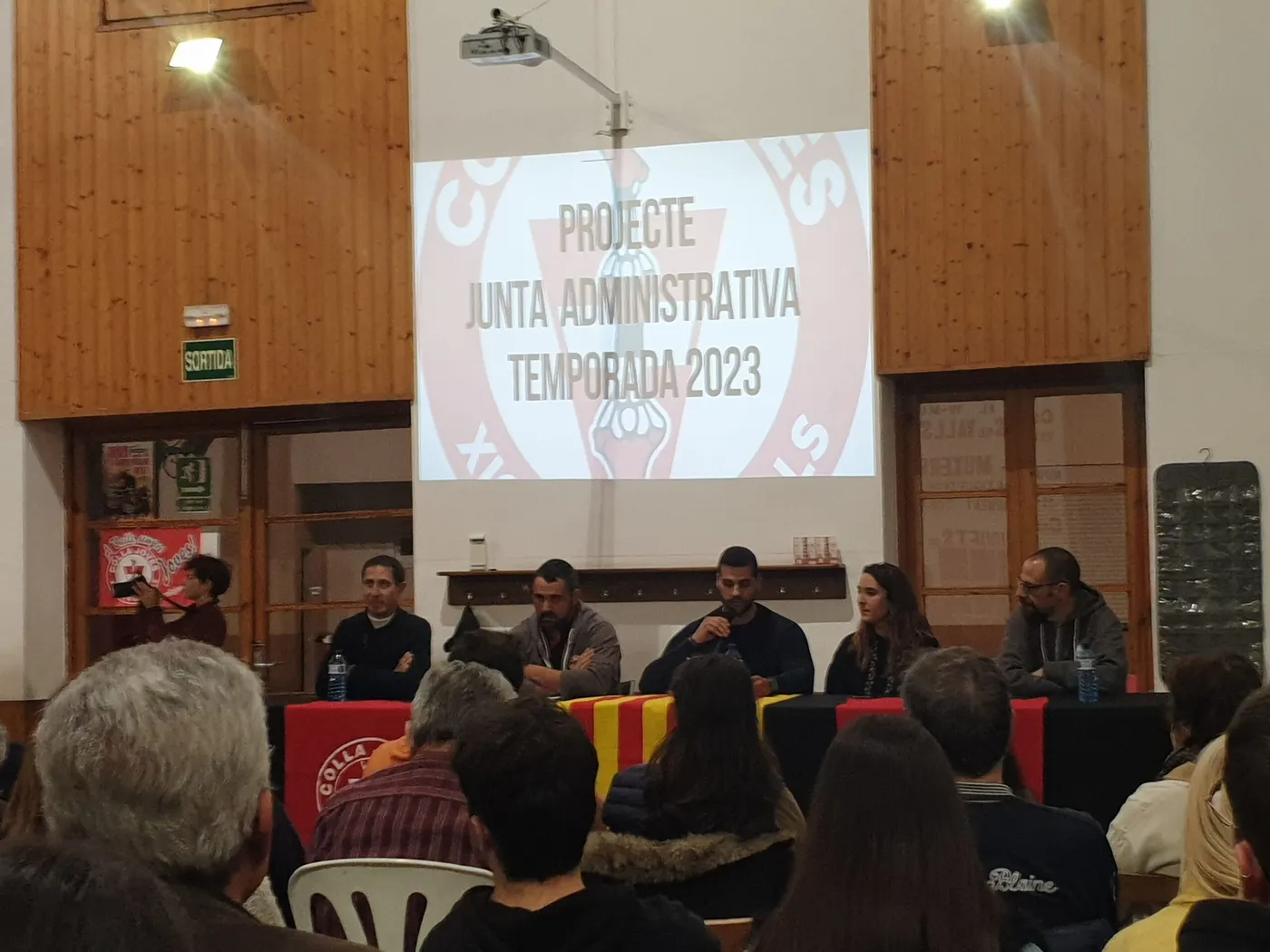 Edu Toda i Ian Gallart ja són cap de colla i president de la Joves de Valls