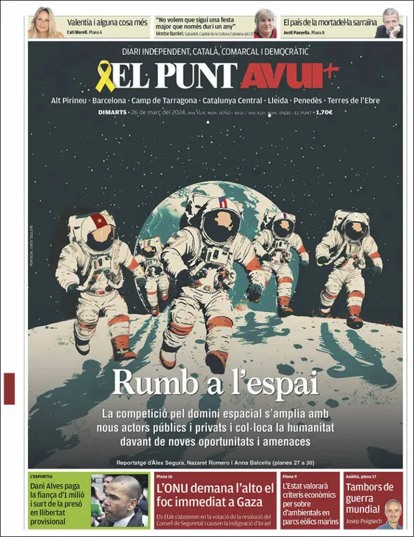Cop d'ull als diaris d'aquest dimarts 26 de març