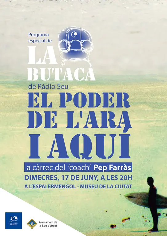 ‘El poder de l’ara i aquí’, xerrada del ‘coach’ urgellenc Pep Farràs