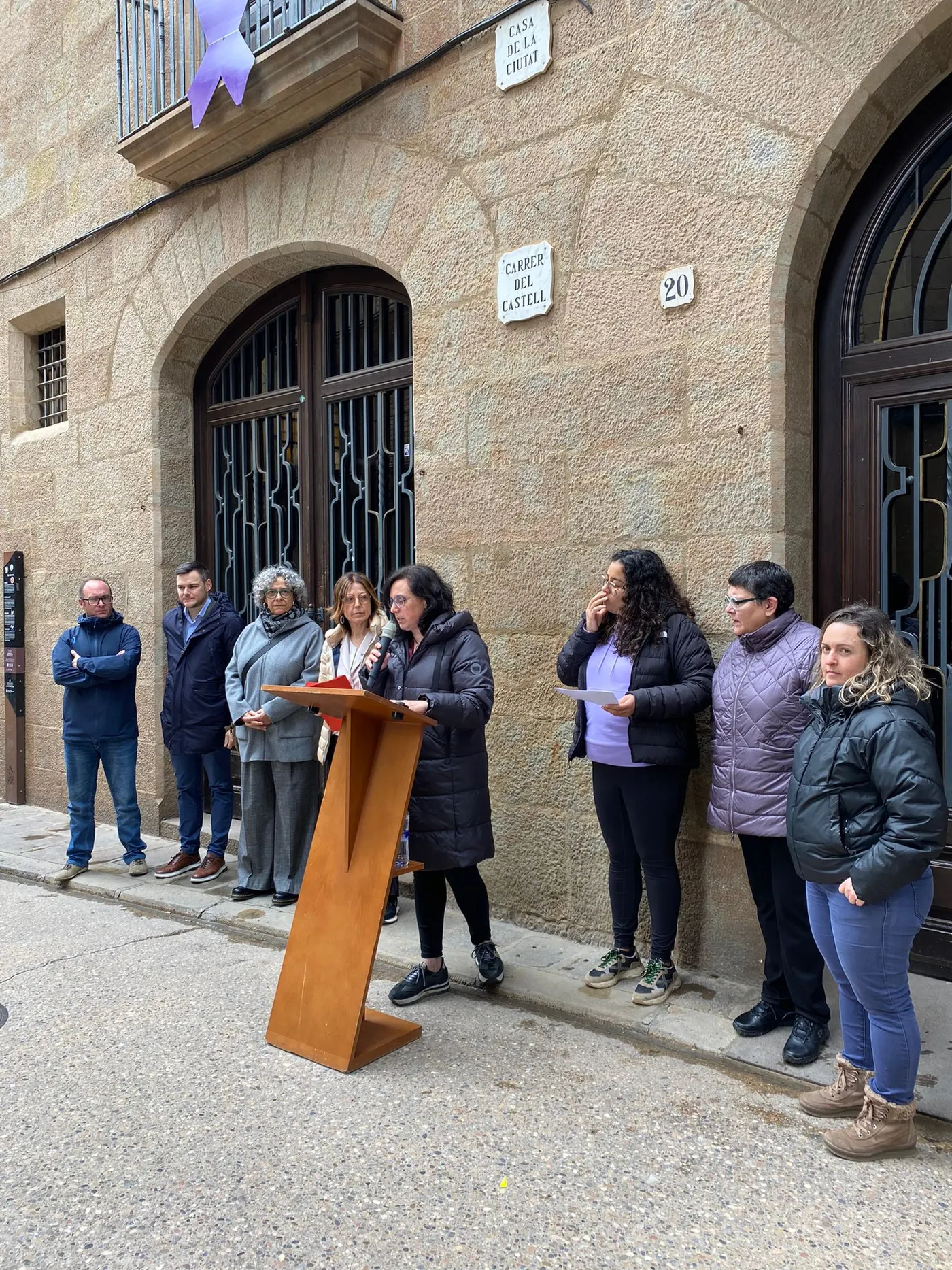 Una cinquantena de persones participen en l’acte institucional del Dia Internacional de les Dones
