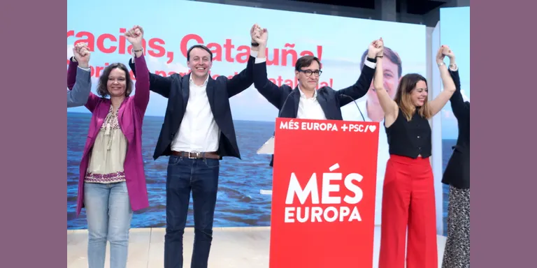 El PSC també guanya les europees a Catalunya amb un 30,6% dels vots