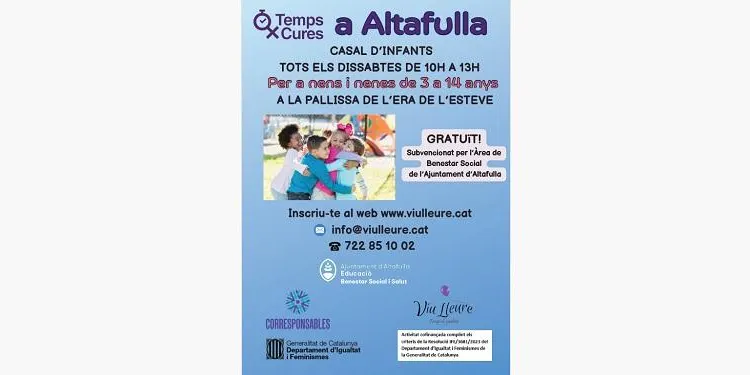 S'incorpora la figura d'una vetlladora per atendre la diversitat en l'esplai per a infants dels dissabtes a Altafulla