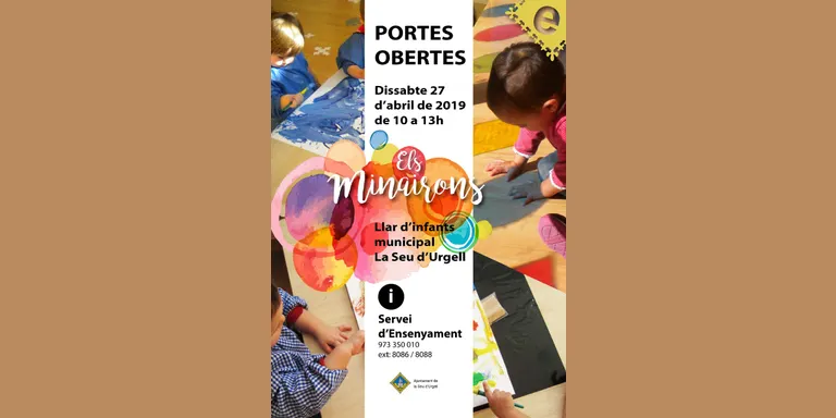 La Llar d’Infants Municipal Els Minairons organitza aquest dissabte una jornada de portes obertes