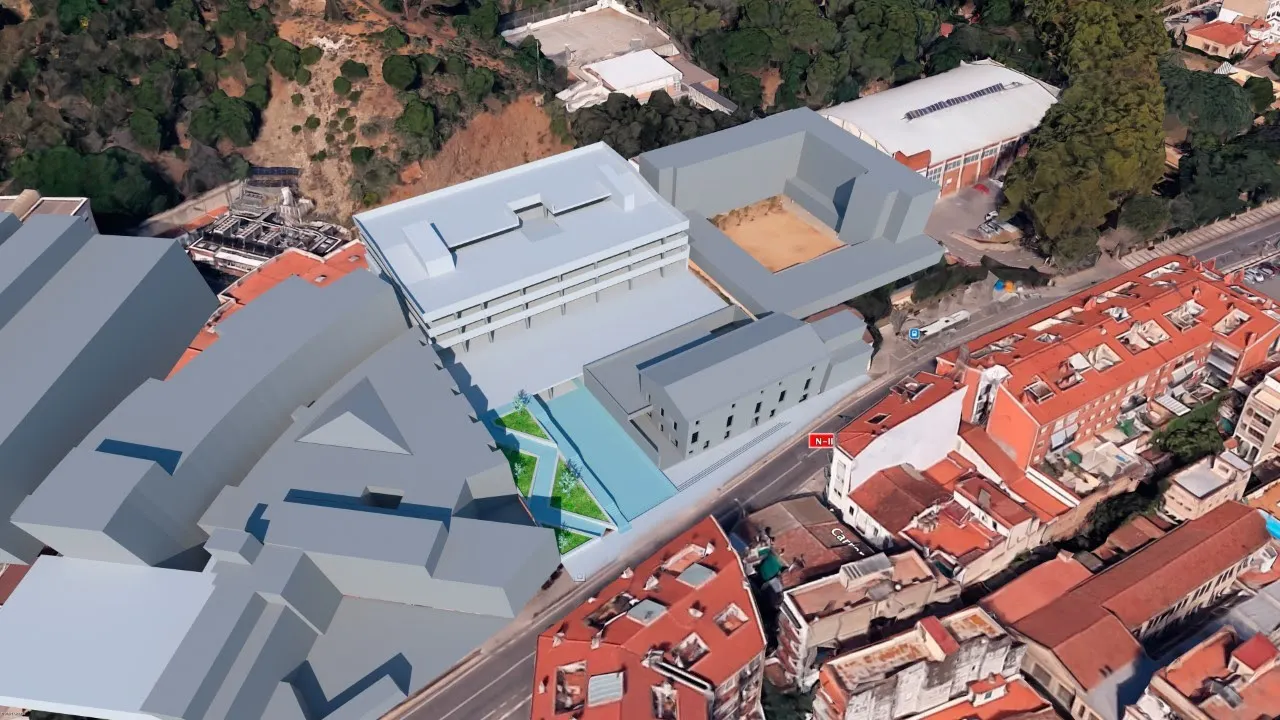 El nou aparcament de l'Hospital de Calella tindrà capacitat per a 420 vehicles i un cost de gairebé 4M