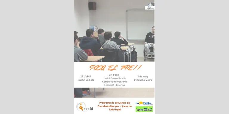 ASPID posa en marxa un projecte per prevenir accidents de trànsit entre els més joves
