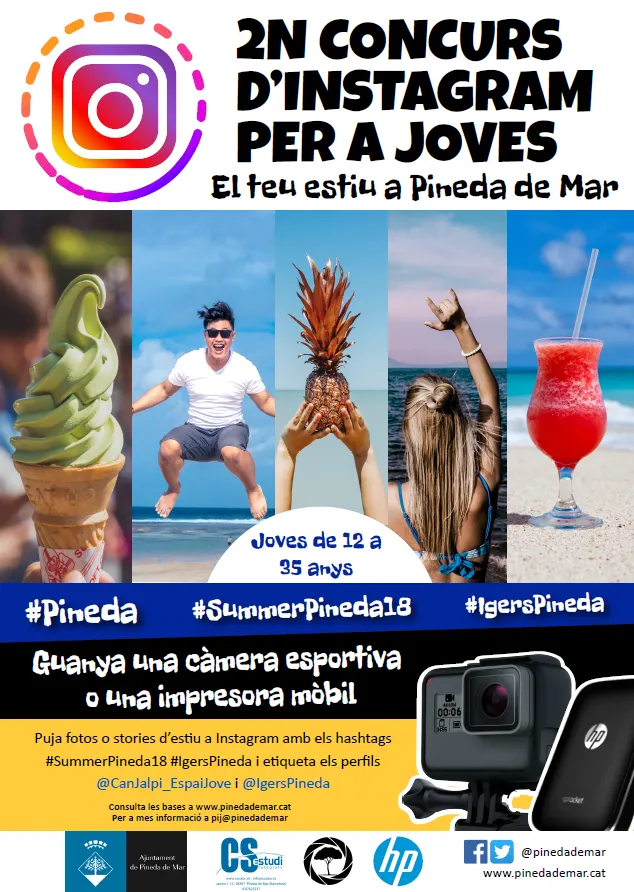 Animeu-vos a participar al concurs d'Instagram per a joves