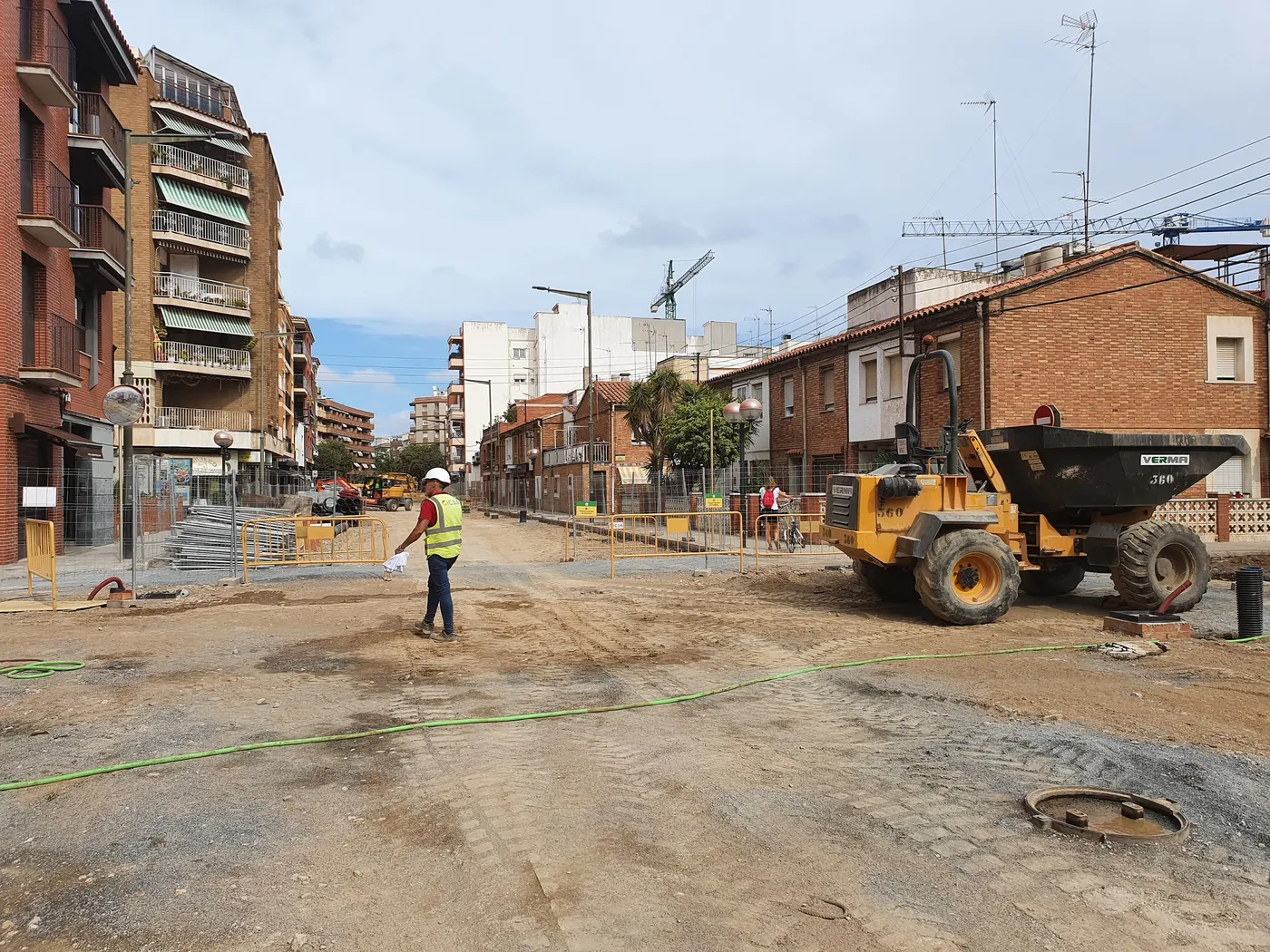 Enric Daza: “Les obres de la Rambla Jaume I estan anant fins i tot més ràpid del previst”