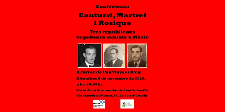Xerrada i recorregut històric per la Seu republicana de Canturri, Martret i Rosique