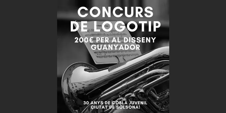 La Cobla Juvenil Ciutat de Solsona convoca un concurs per renovar el logotip amb motiu del seu trentè aniversari