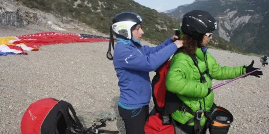 Organyà té l'única monitora de parapent de Catalunya