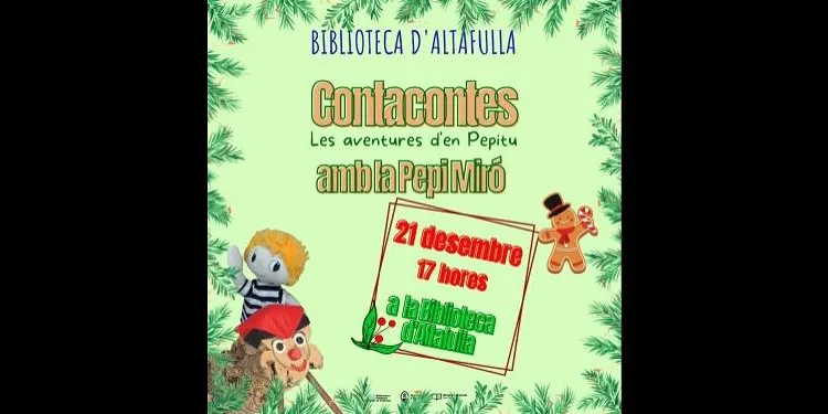 La Biblioteca acull aquest dijous una tarda de contacontes a càrrec de Pepi Miró