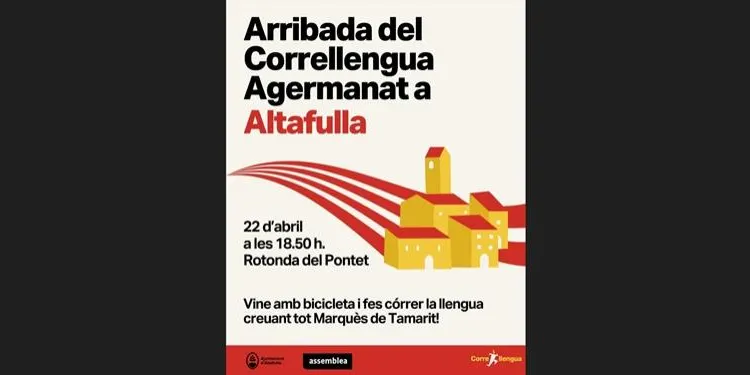 El Correllengua passa aquest dimecres a Altafulla per reivindicar la vitalitat del català