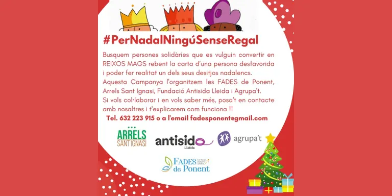En marxa la tercera edició de la campanya #PerNadalNingúSenseRegal