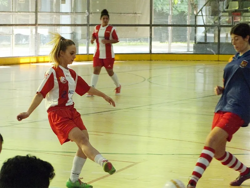 La jugadora de l'Esportiu Natàlia en una imatge d'arxiu