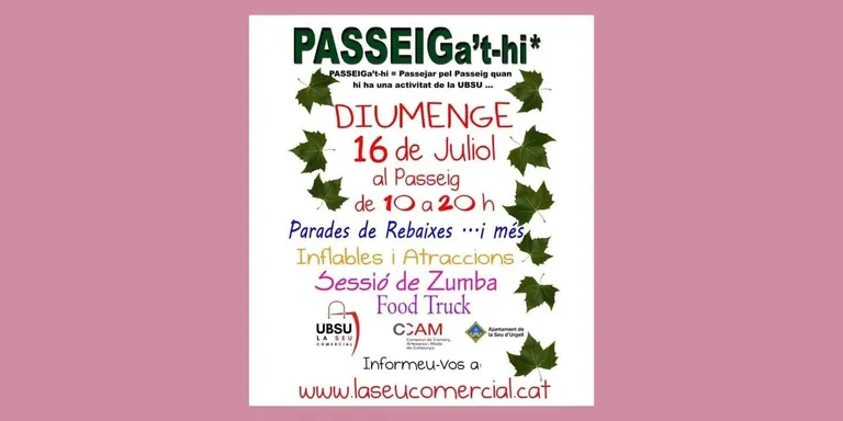 Diumenge de rebaixes al passeig de Joan Brudieu de la Seu