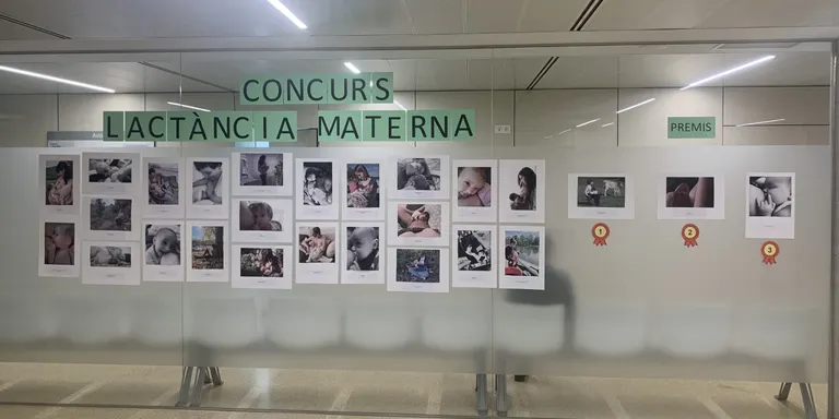 Oberta al CAP de la Seu l'exposició del concurs per promocionar la lactància materna a l'Alt Urgell