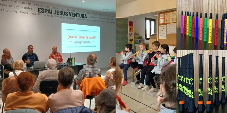 COBLEJANT: Els tibles i flabiols impresos en 3D i la percussió corporal amb sardana ja són a les aules!