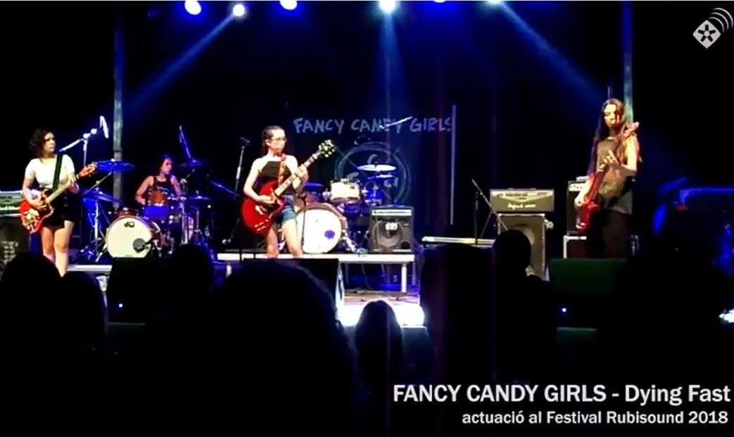 Fancy Candy Girls - Dying Fast (directe al festival Rubisound 2018)