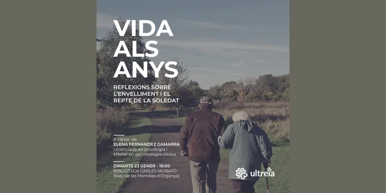 Càritas Arxiprestal organitza una xerrada per convidar la ciutadania a reflexionar sobre l'envelliment i el repte de la soledat